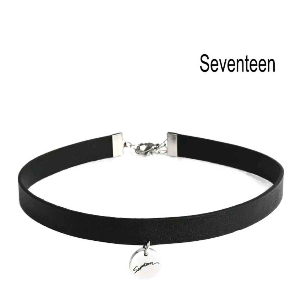 Kpop Seventeen Silver Choker